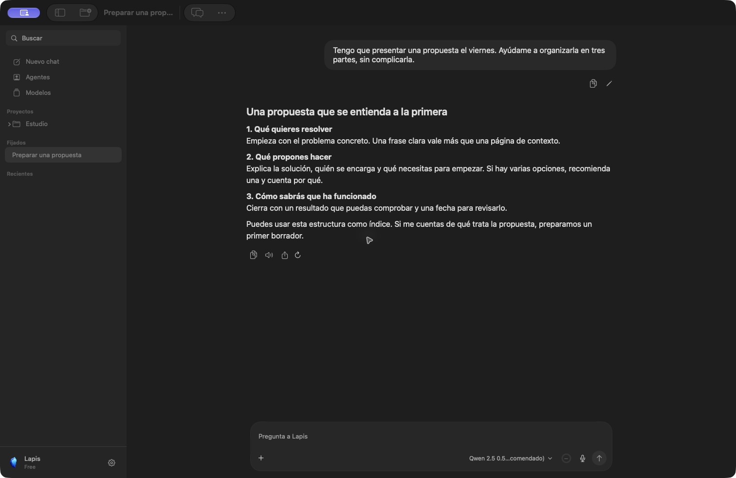 Lapis for Mac: Chat